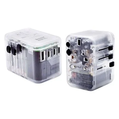 XPower TA65C 65W 5 Ports Gan PD Travel Adaptor - Transparent